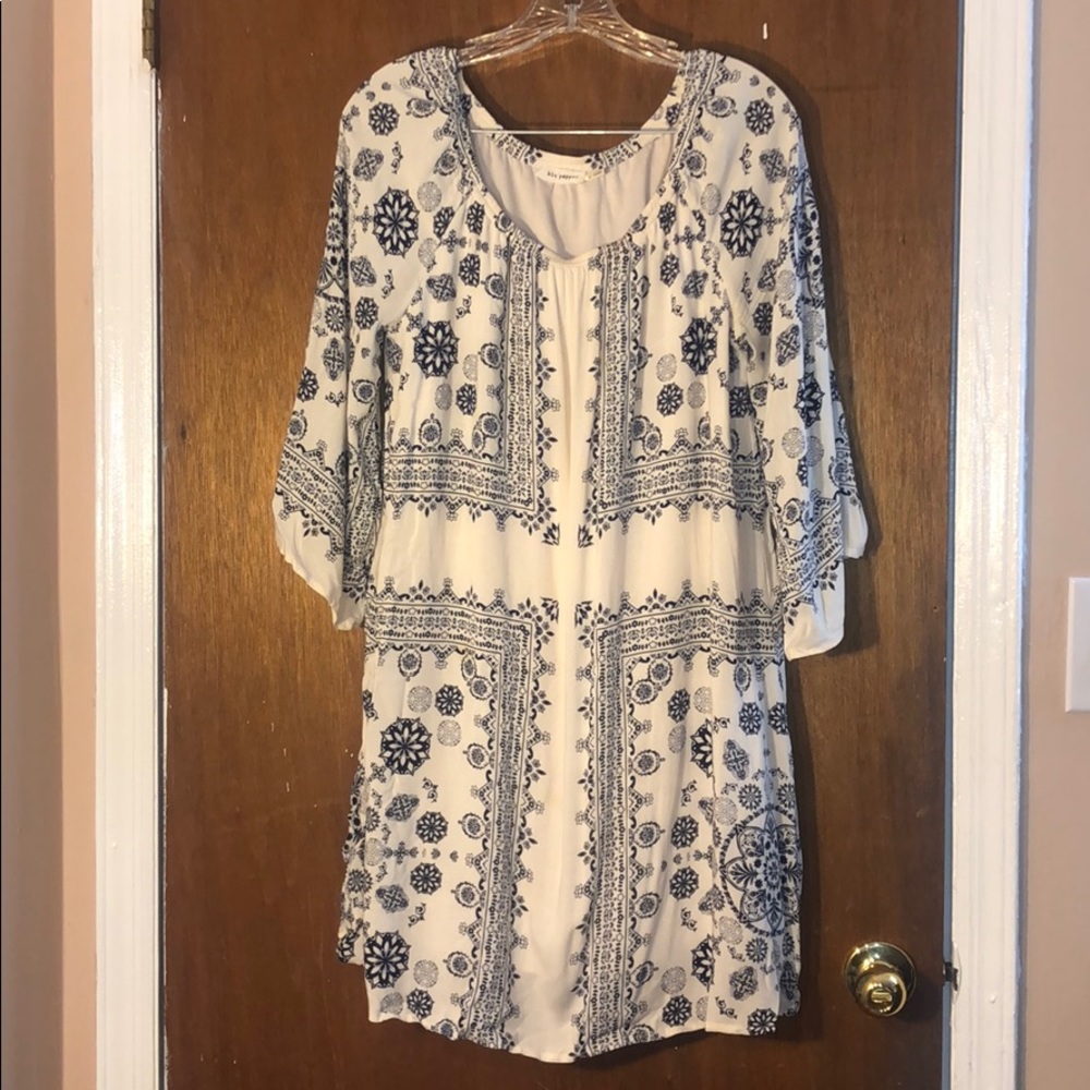 Blu Pepper Dress Boho Swing Dress